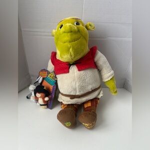Shrek 18" Plush Macys 2007 Special Edition Donkey Puss Finger Puppets Toy